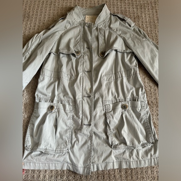 Free People utility cargo jacket full-zip button front size xs - Picture 13 of 14